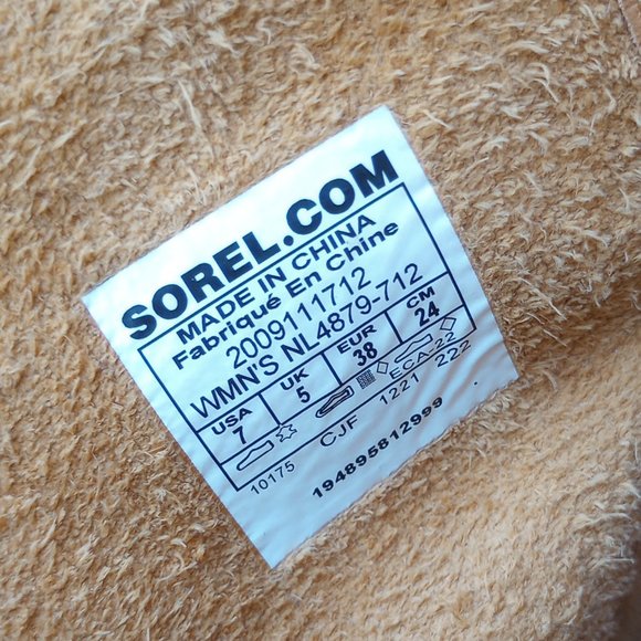 Sorel Women's Hi-Line Lace-Up Waterproof Combat Boot in Lovely GEO Yellow / Jet - Picture 10 of 14